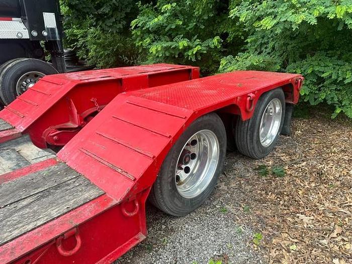 Used 1996 Peterbilt 379 EXHD with a 2003 Talbert Lowboy Trailer