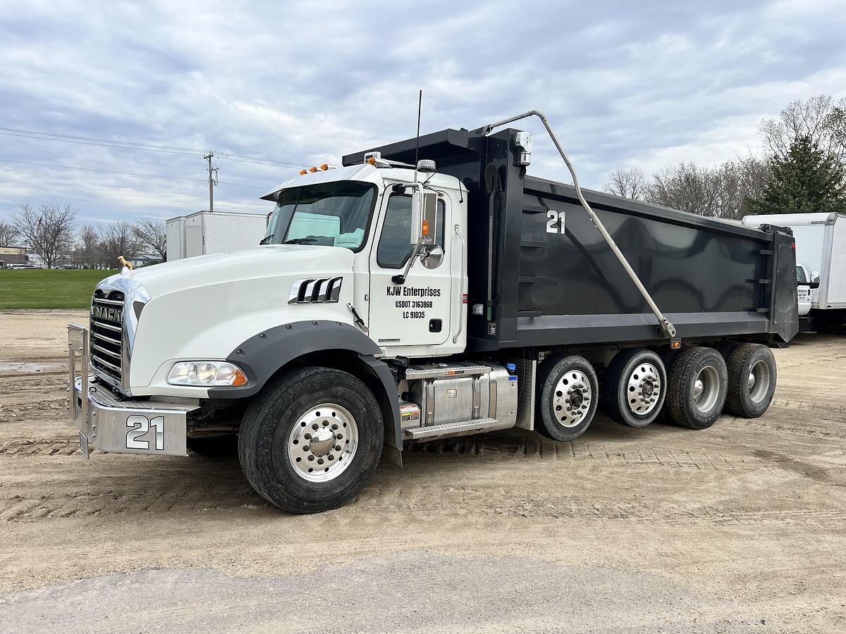 Used 2021 Mack Quad Axel Dump Truck