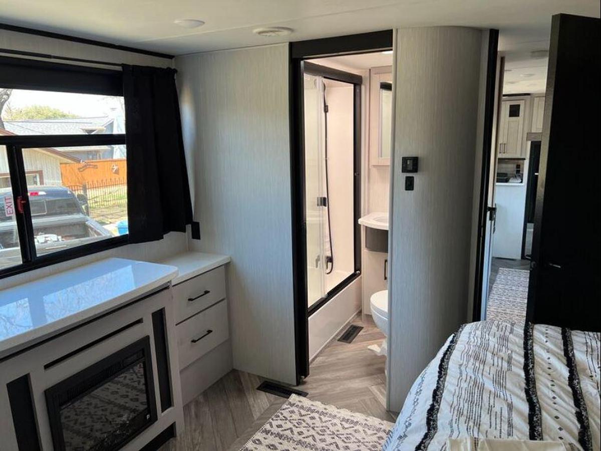 Used 2022 Heartland Cyclone 4007 Fifth Wheel Toy Hauler