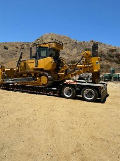 Used 2022 Bron Y3 V100 Plow attached to a 2009 John Deere 850JR Dozer