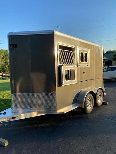 Used 2022 Frontier Horse Slant Trailer