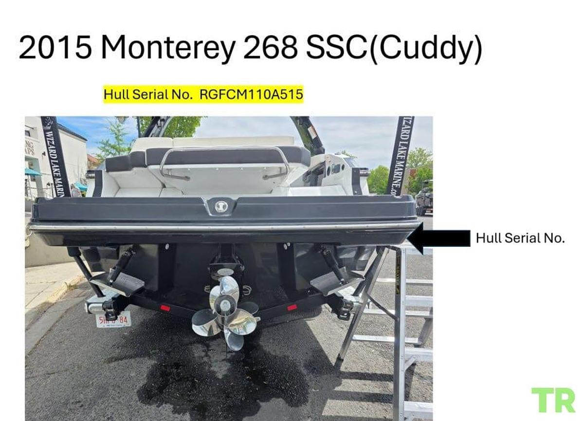 Used 2015 Monterey Cuddy Cabin