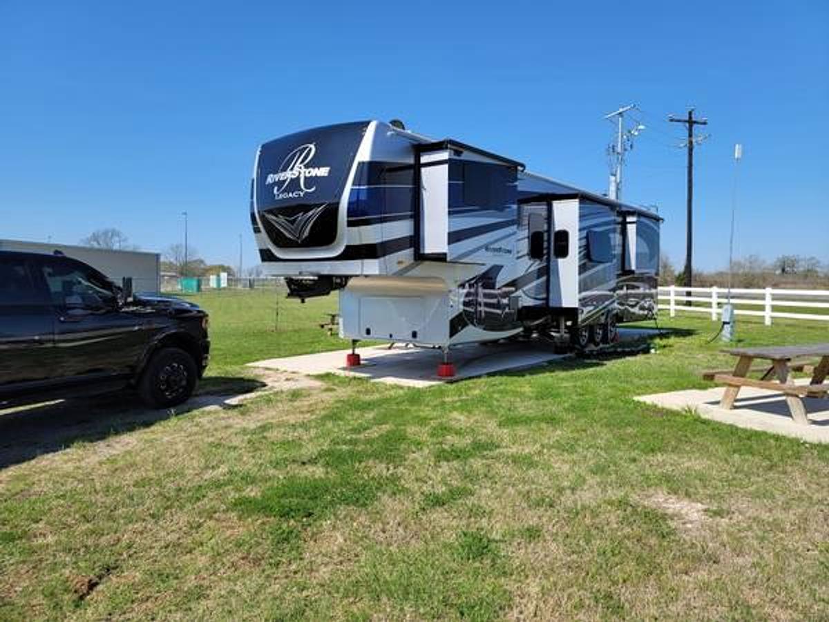 Used 2021 Forest River RiverStone 42FSKG & 2020 Ram 3500 Limited Crew Cab 4x4 Package