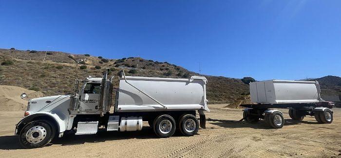 Used 2012 Peterbilt 367 Transfer Set Dump Truck