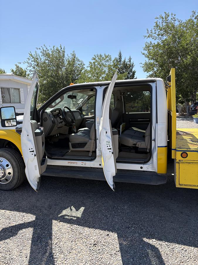 Used 2008 Ford F-450 XL Super Duty Crew Cab Flatbed