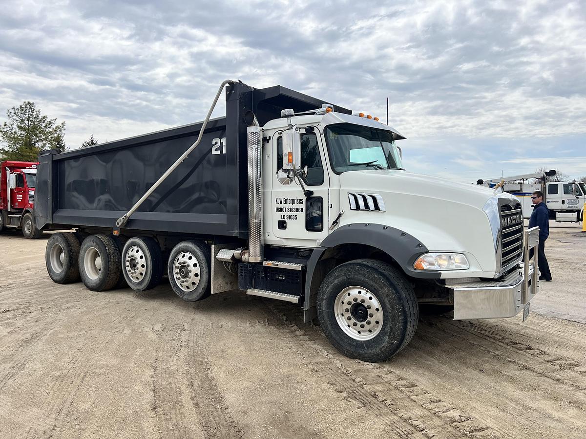 Used 2021 Mack Quad Axel Dump Truck