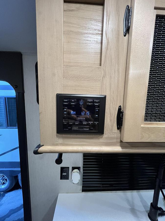 Used 2024 Forest River Cherokee Grey Wolf Black Label 22RRBL Travel Trailer Toy Hauler