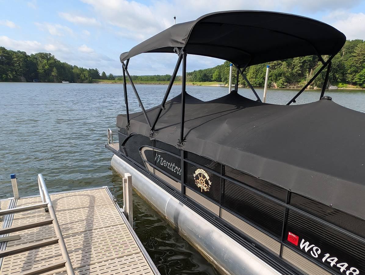 Used 2022 Encore RF SHOP Manitou Tritoon Boat