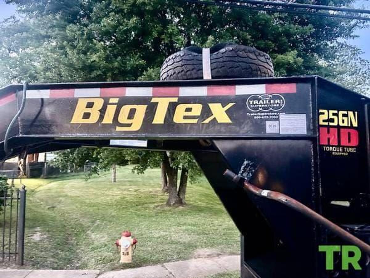 Used 2023 Big Tex 25GN-40D5A-MRBK Gooseneck Equipment Trailer