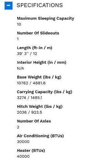 Used 2021 Forest River Cherokee Wolf Pack 315Pack12