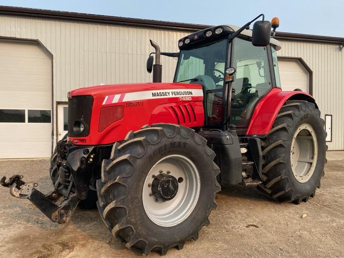 Used 2010 MASSEY FERGUSON 7480 Tractor