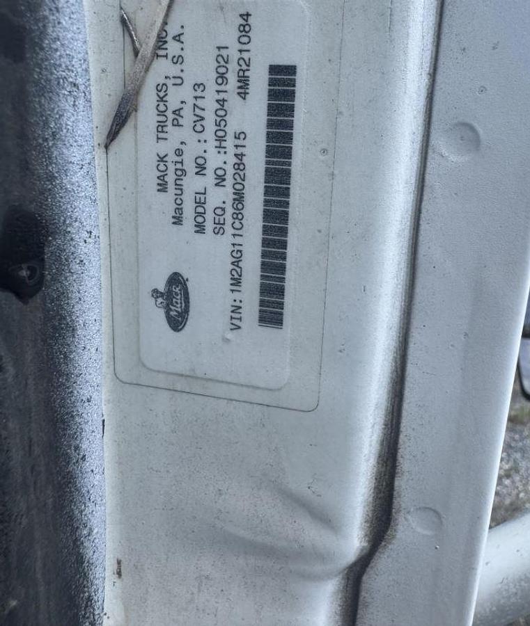 Used 2006 Mack Granite CV713 Dump Truck