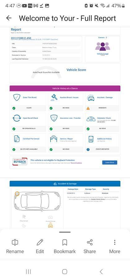 Used 2013 Ford F-450 Econoline 14 Passenger Shuttle Bus
