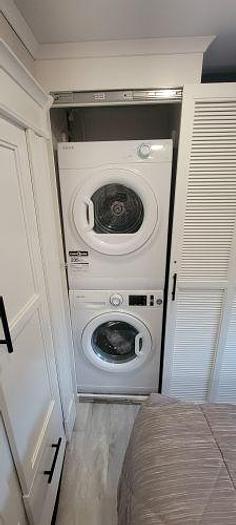 Used 2022 Forest River Riverstone Legacy Fifth Wheel Toy Hauler