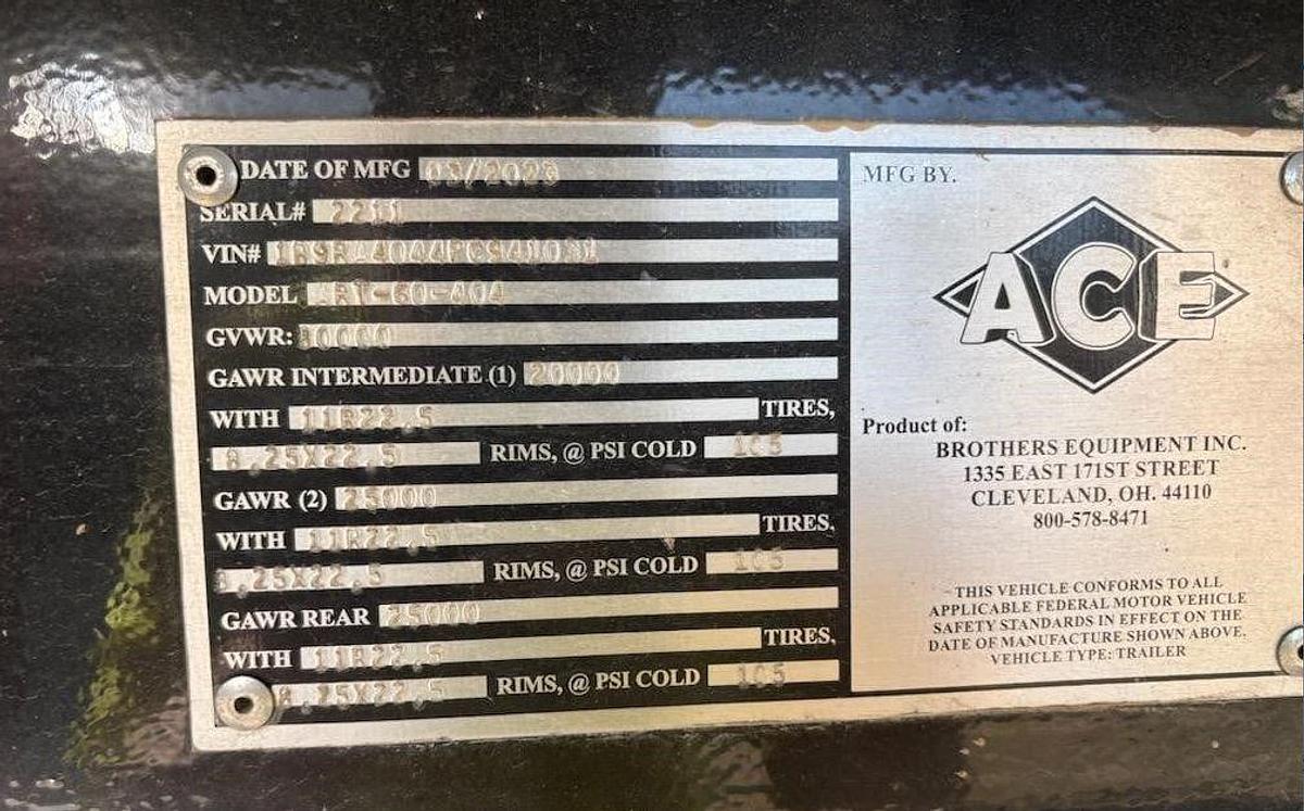 Used 2023 Ace Roll Off Trailer