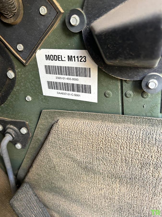 Used 2008 AM General HMMWV M1123 Military Vehicle