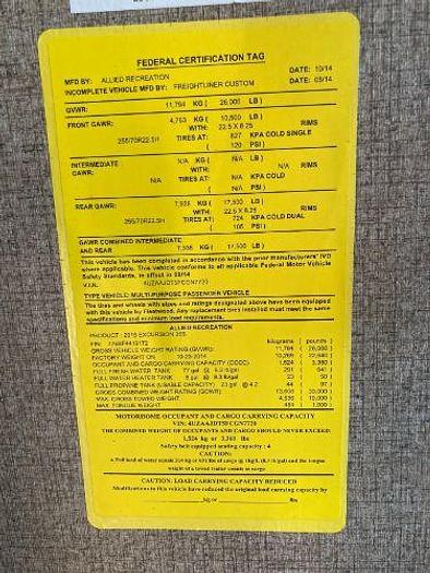 Used 2015 Fleetwood Excursion 35B