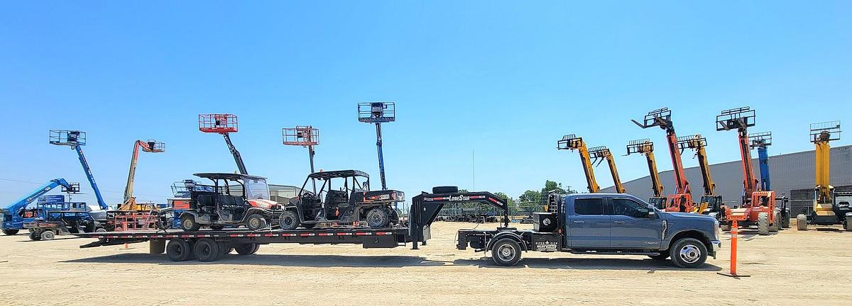 Used 2024 RAWMAXX Lonestar GN469 Full Tilt Container Trailer