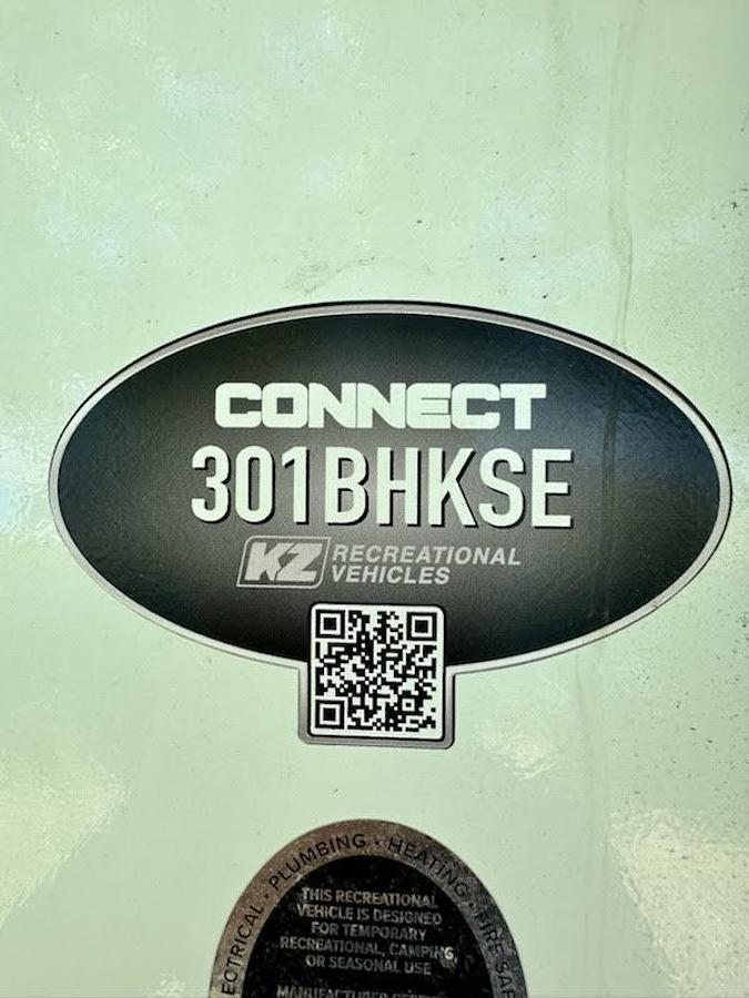Used 2025 KZ Connect 301BHKSE