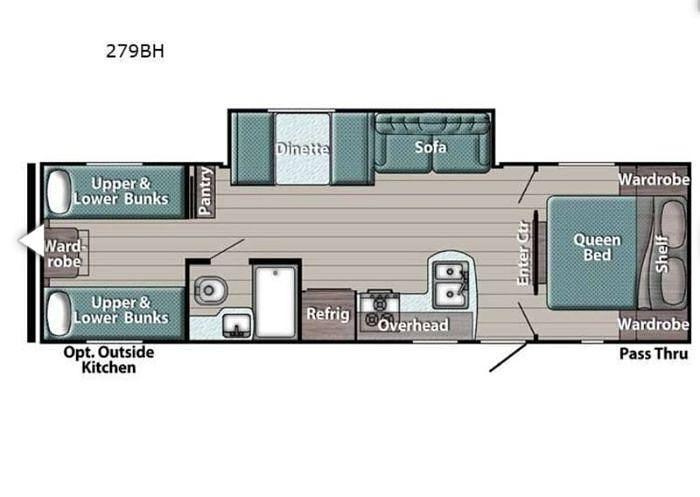 Used 2022 Gulf Stream Ameri-Lite Ultra-Lite 279BH