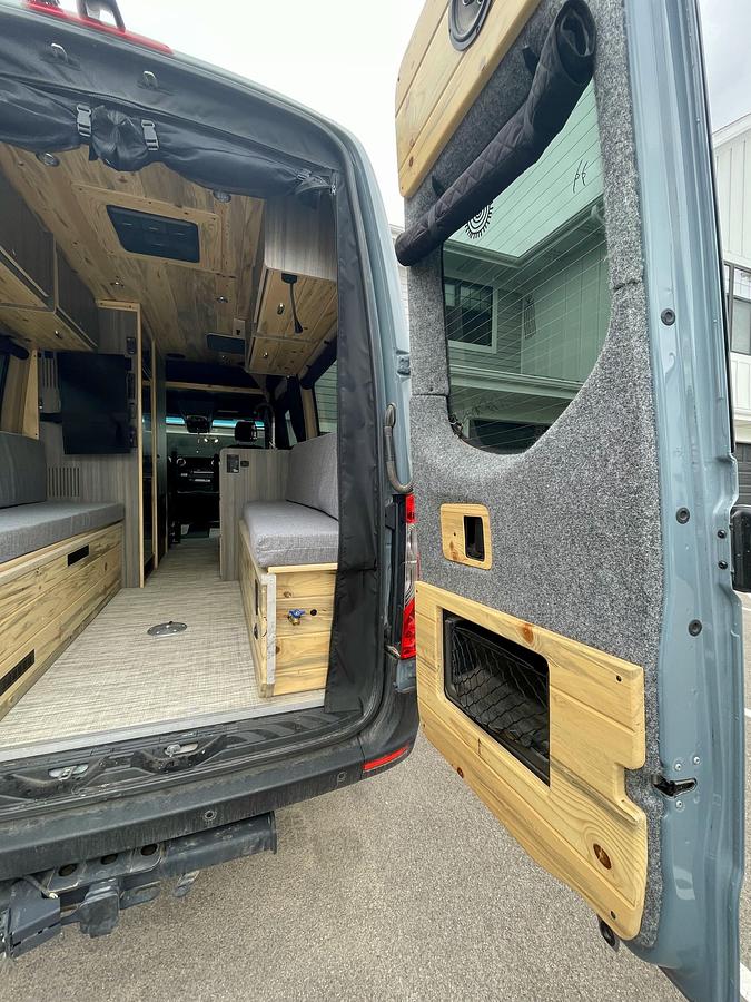 Used 2023 Mercedes-Benz Sprinter 144" Wheelbase High-Roof Complete Custom Built By Colorado Camper Van