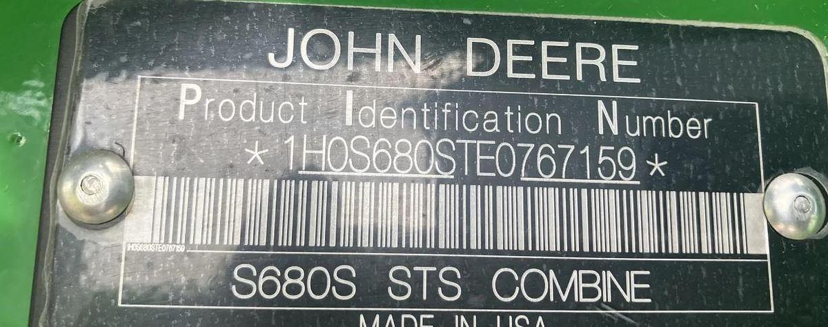Used 2014 John Deere S680