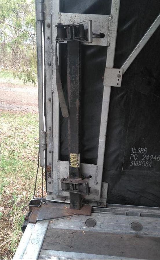 Used 2004 Benson Flatbed Trailer 714 Spread Axle