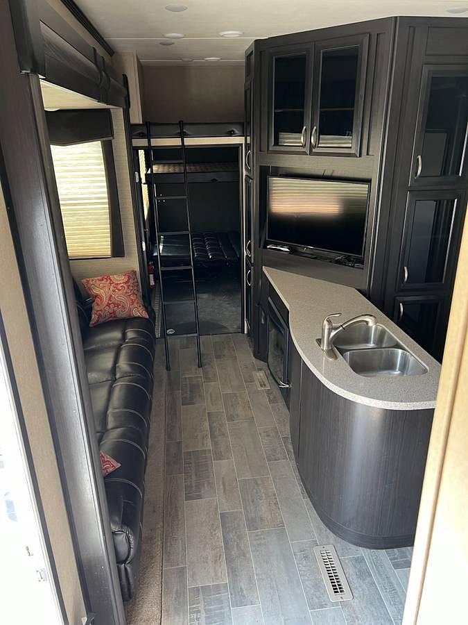 Used 2017 Dutchman Voltage Triton 3551 Fifth Wheel Toy Hauler