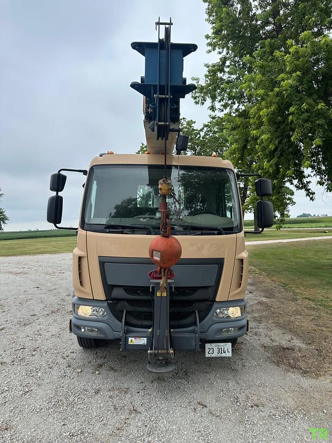 Used 2017 Manitex 22101S Mounted on Peterbilt 220 Boom Truck Crane