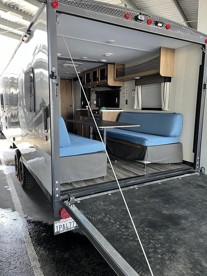 Used 2024 Forest River Cherokee Grey Wolf Black Label 22RRBL Travel Trailer Toy Hauler