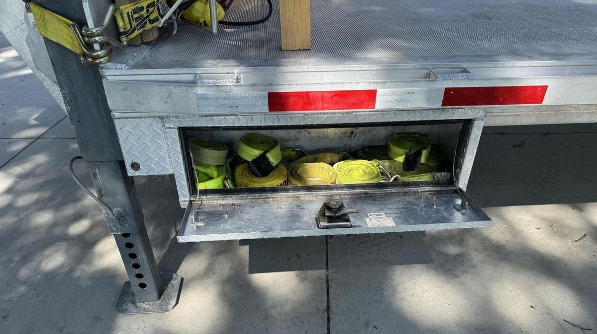 Used 2020 Alum-Line Gooseneck Flatbed Trailer