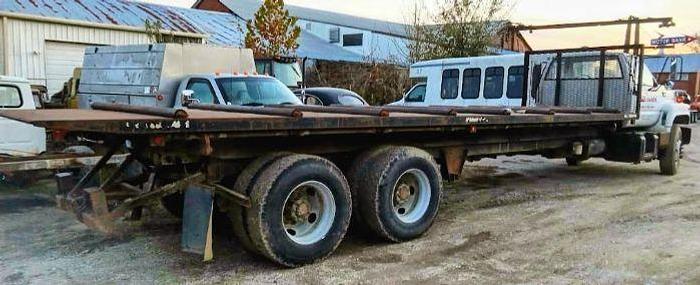 Used 1999 GMC C8500 Roll-Off Truss Delivery Truck