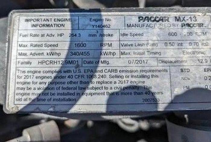 Used 2018 Peterbilt 579