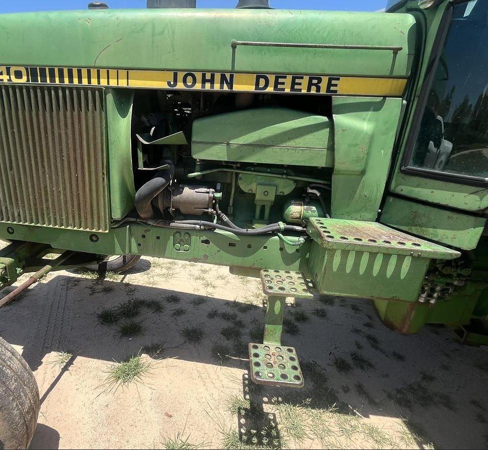 Used 1979 JOHN DEERE 4640 Tractor & 2001 Rhino FM 15’ Rotary Cutter.