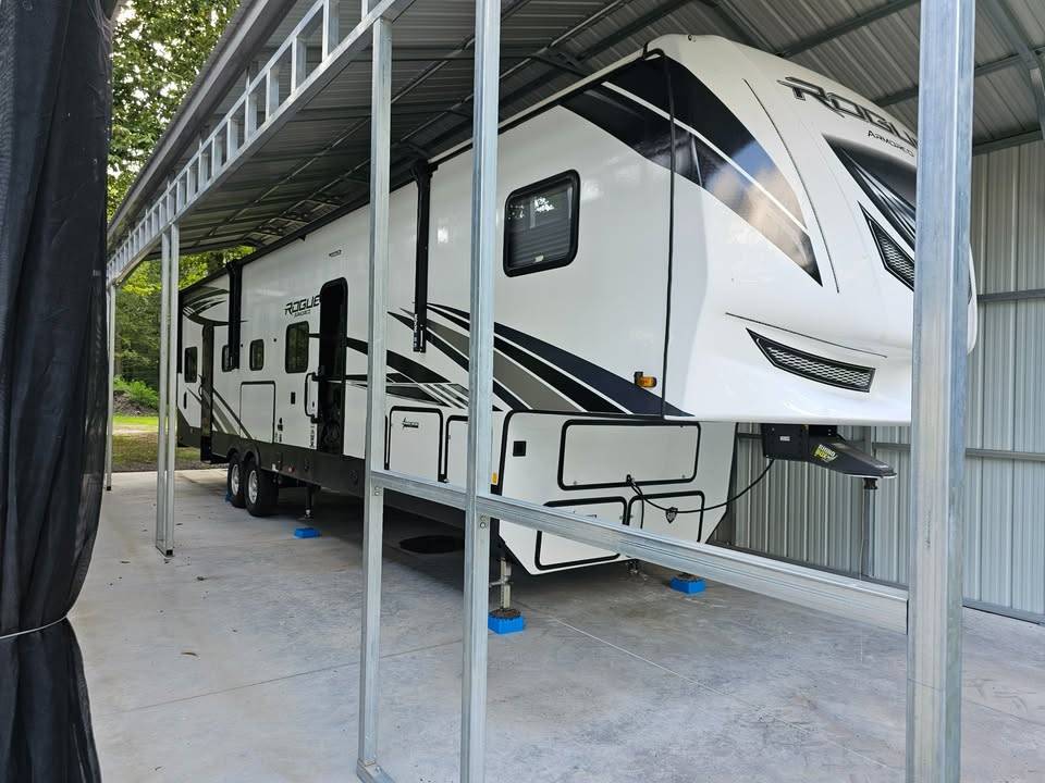 Used 2022 Forest River Vengeance Rogue Armored 371A13 Toy Hauler