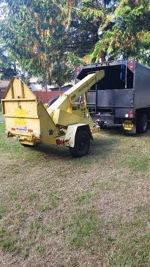 Used 2008 Ford F550 Chipper Dump Truck & 1996 Altec Chipper