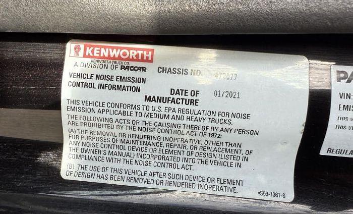 Used 2022 KENWORTH T880