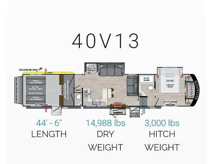 Used 2022 Alliance Valor 40V13