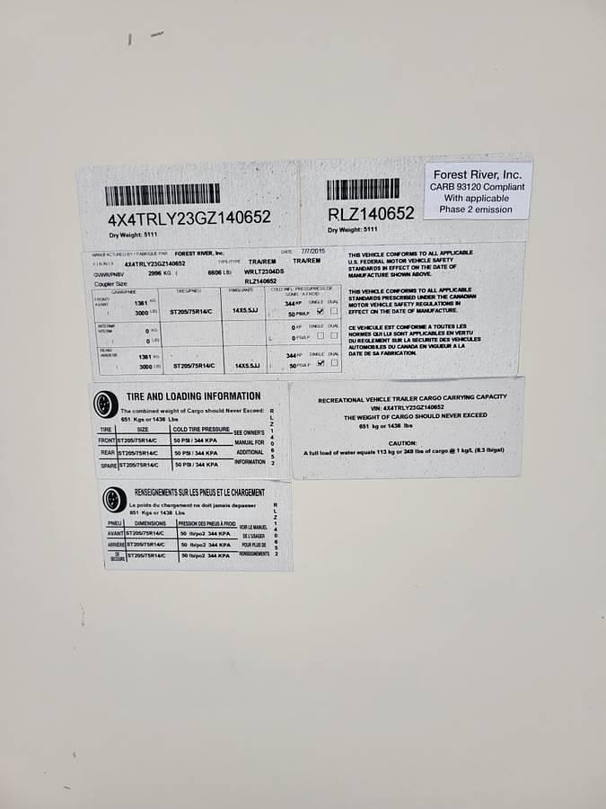 Used 2016 Forest River Rockwood Ultra Lite 2304DS Travel Trailer