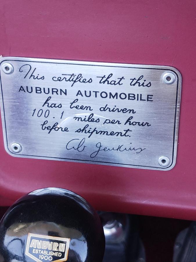 Used 1936 Auburn 852 Speedster Boattail Replica