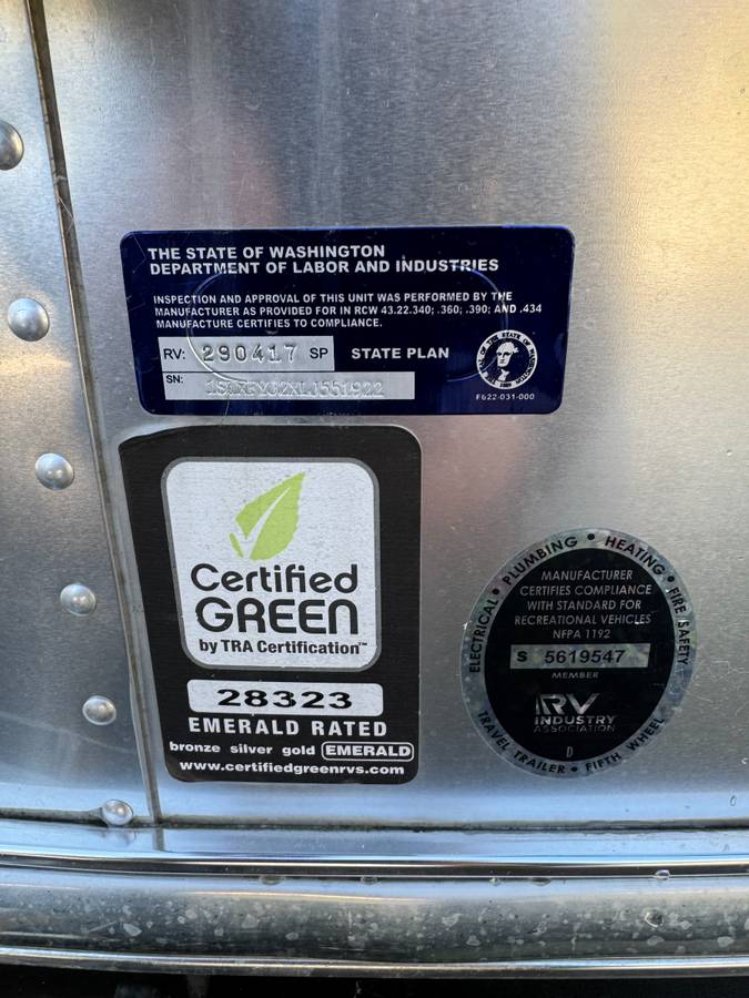 Used 2020 Airstream International Serenity 25RB Travel Trailer