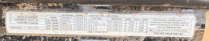 Used 2023 KENWORTH T880