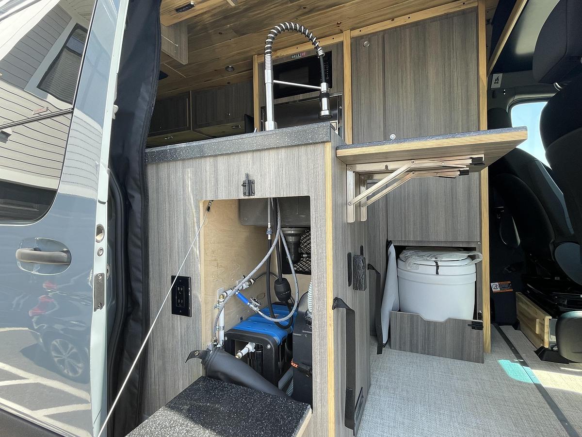 Used 2023 Mercedes-Benz Sprinter 144" Wheelbase High-Roof Complete Custom Built By Colorado Camper Van