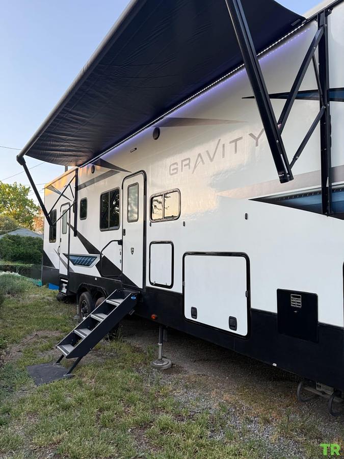 Used 2021 Heartland Gravity 3610 Fifth-Wheel Toy Hauler