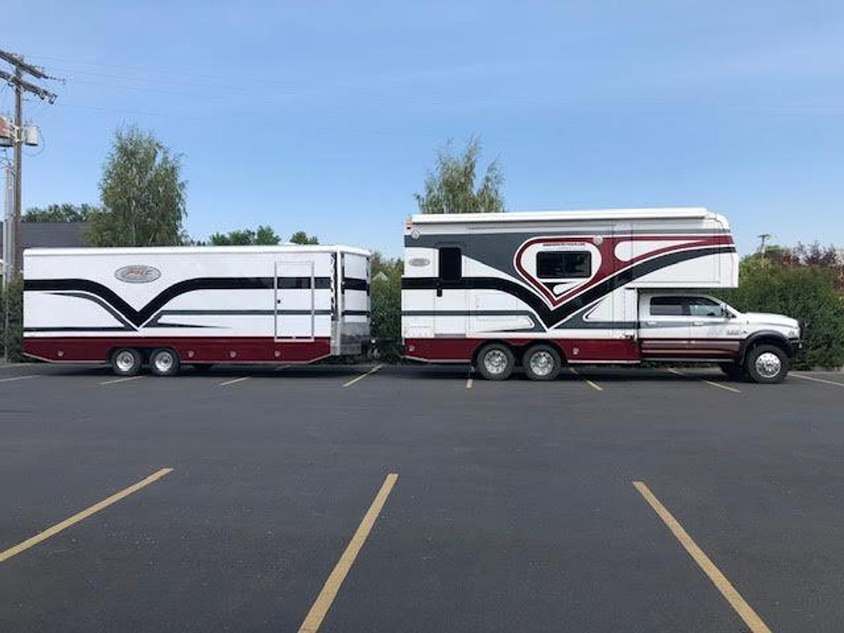 Used 2015 Dodge RAM with Camper and Trailer