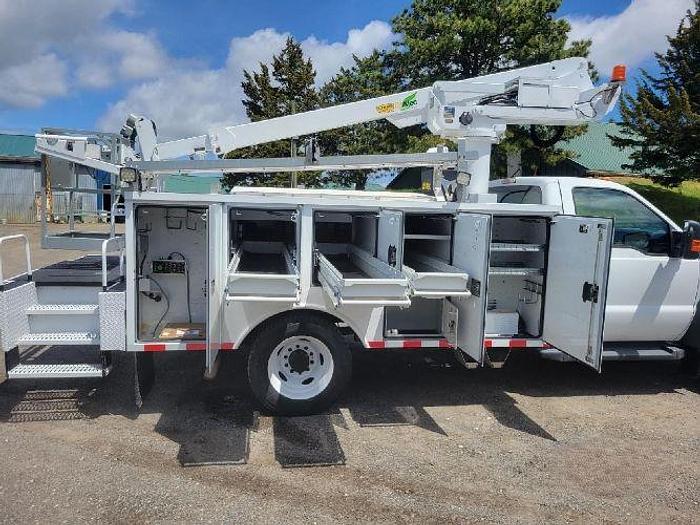 Used 2011 Ford F550 Mounted on Altec AT235
