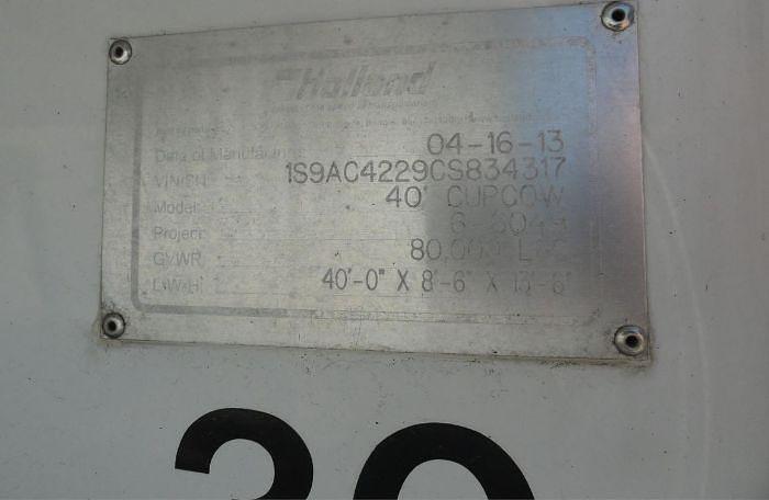Used 2013 Holland Cupcow