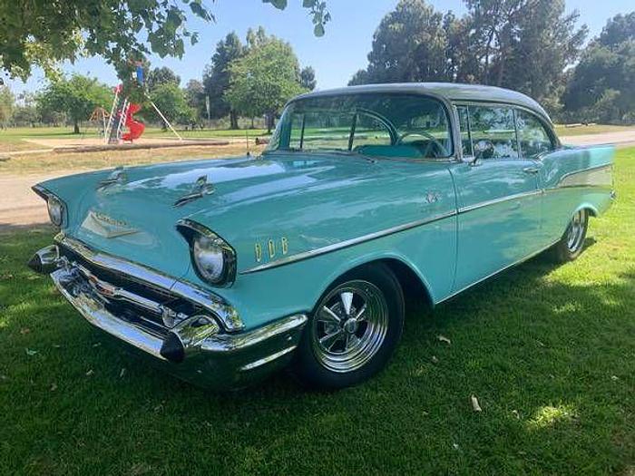 Used 1957 Chevrolet Bel Air 2 door hard top Resto mod