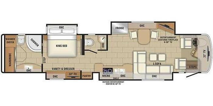 Used 2014 Entegra Aspire 44B