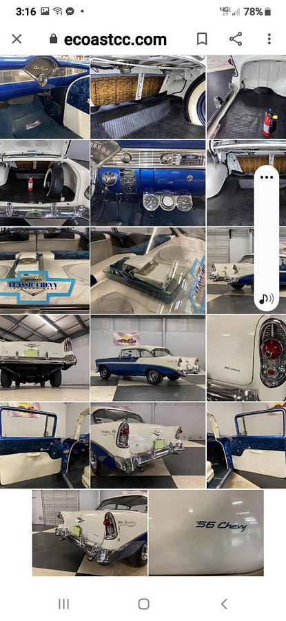 Used 1956 Chevrolet Bel Aire 210